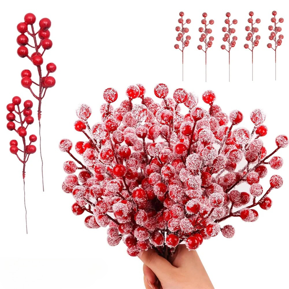 10-200PCS Artificial Red Berry - Christmas Tree Artificial reseña y precio