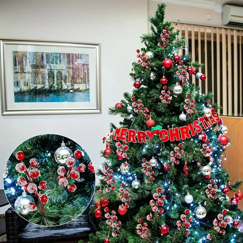 10-200PCS Artificial Red Berry - Christmas Tree Artificial reseña y precio