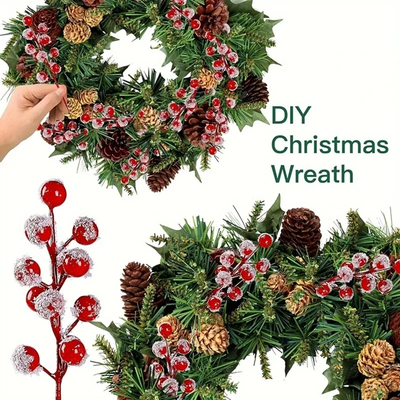 10-200PCS Artificial Red Berry - Christmas Tree Artificial reseña y precio