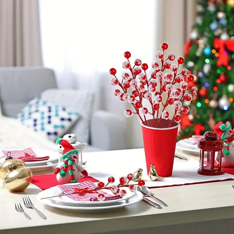 10-200PCS Artificial Red Berry - Christmas Tree Artificial reseña y precio