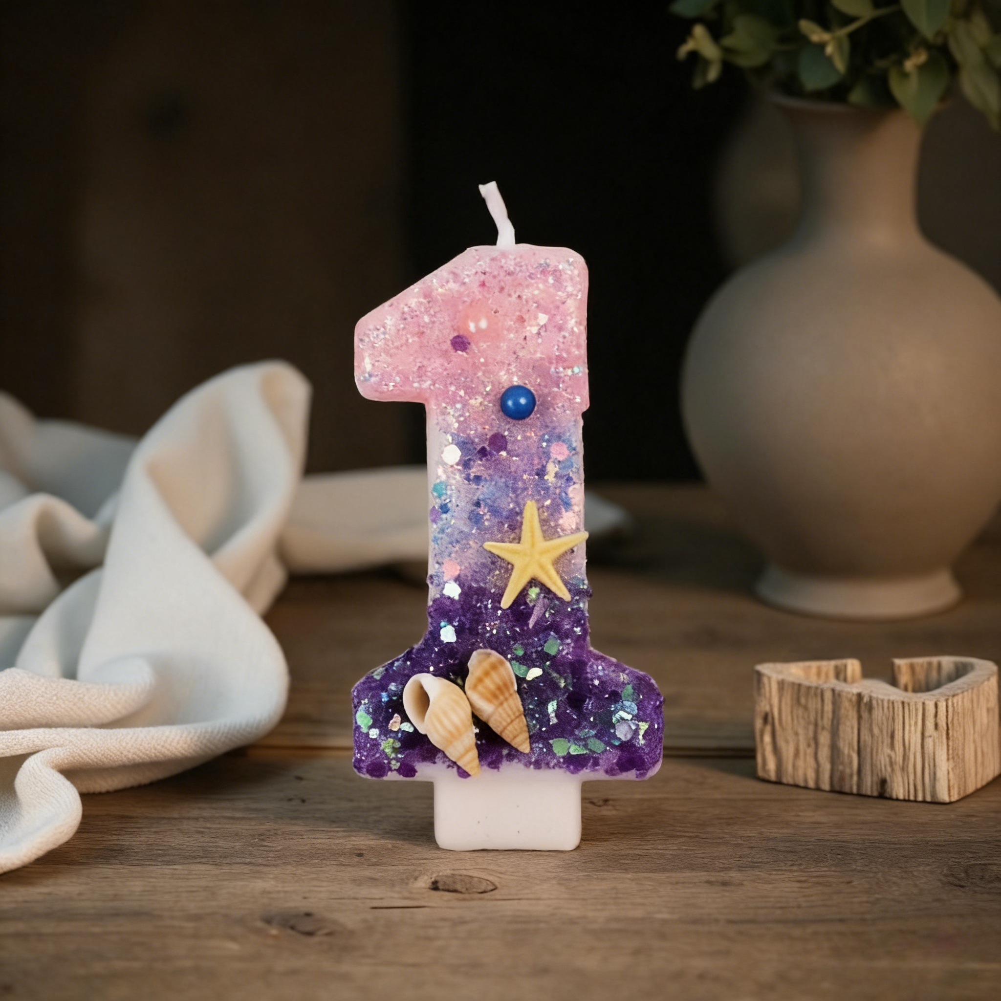 Three Color Gradient Mermaid 0 - Holiday Candle Set reseña y precio