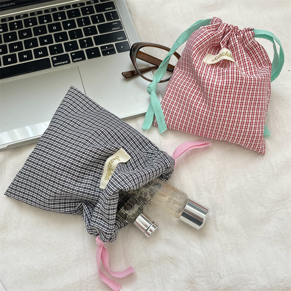 New Plaid Storage Drawstring B - Christmas Throw Blanket reseña y precio