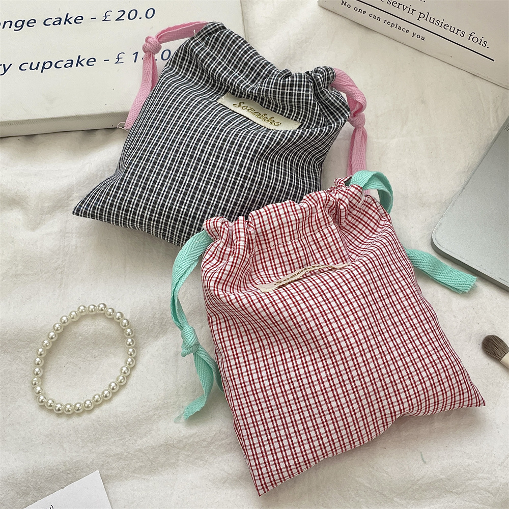 New Plaid Storage Drawstring B - Christmas Throw Blanket reseña y precio
