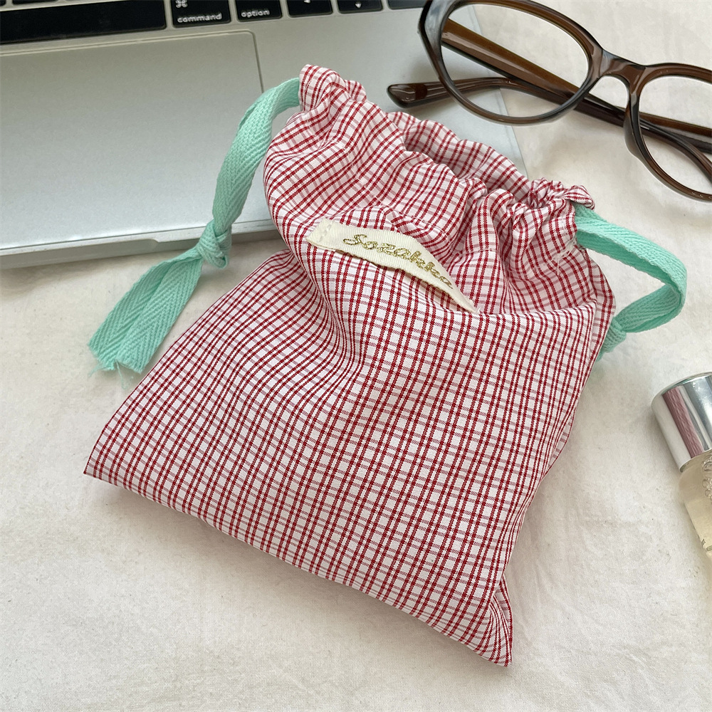New Plaid Storage Drawstring B - Christmas Throw Blanket reseña y precio