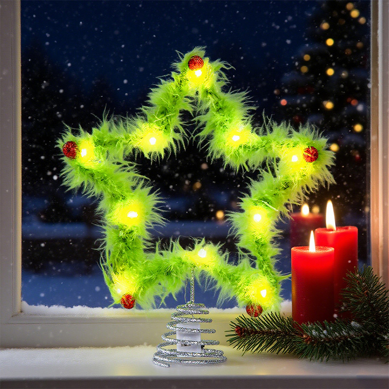 Plush Five-pointed Star Twisty - Star Tree Topper reseña y precio