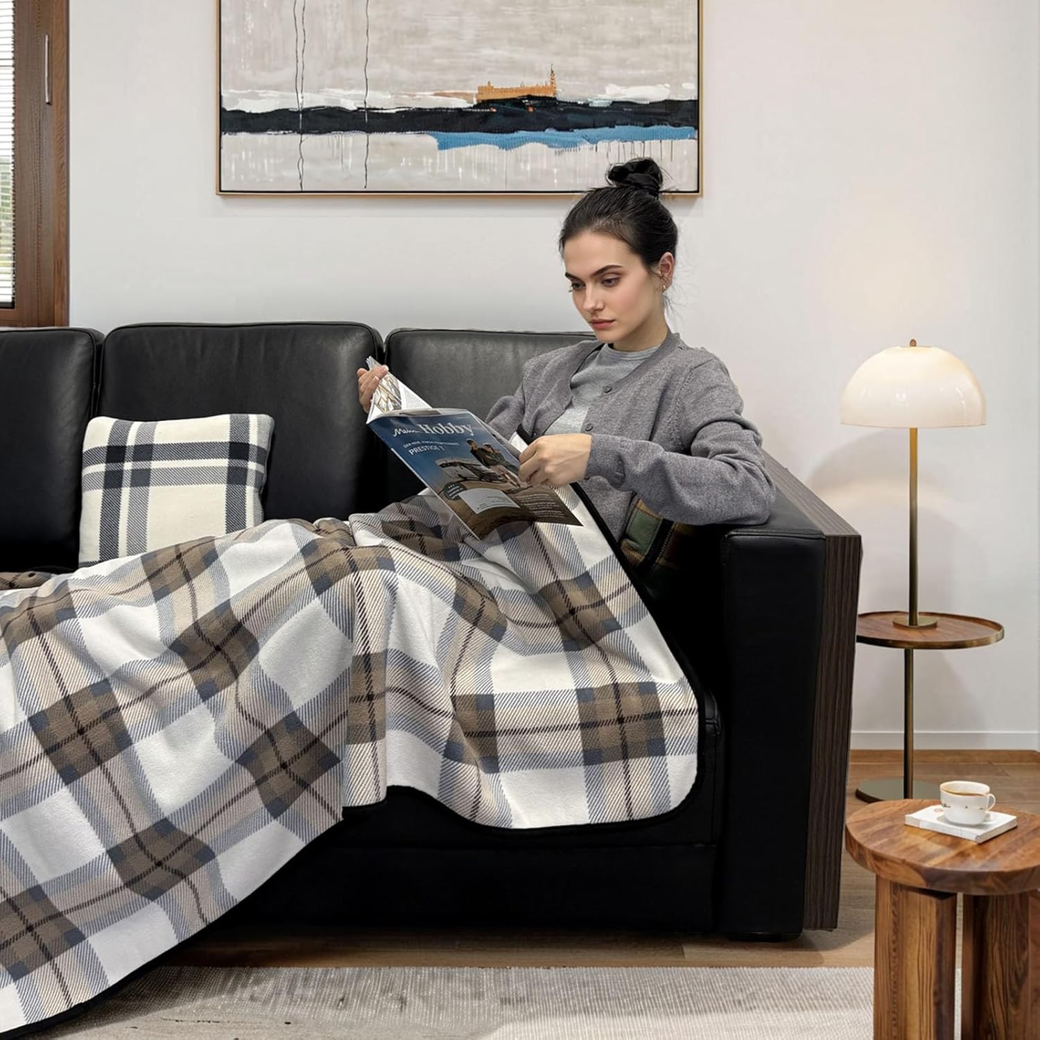 Wearable Blanket Throw Plush F - Christmas Throw Blanket reseña y precio