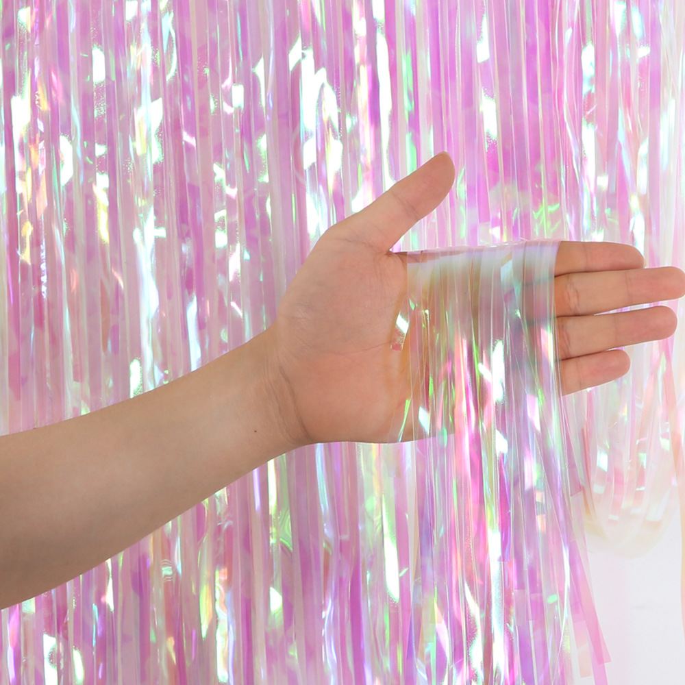 2M 3M Party Backdrop Curtains  - Tinsel Garland Decoration reseña y precio