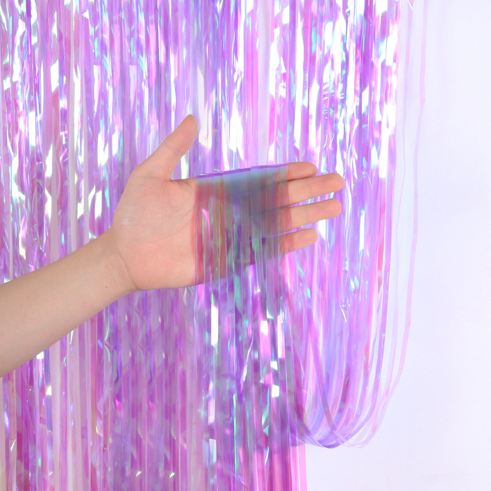 2M 3M Party Backdrop Curtains  - Tinsel Garland Decoration reseña y precio