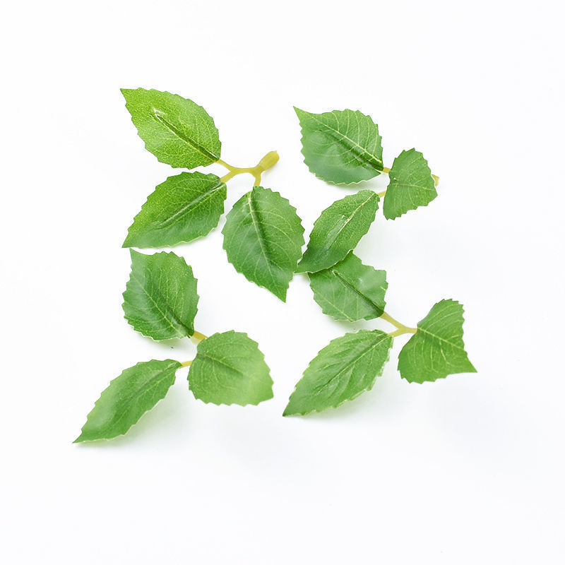 50Pcs Artificial Green Leaves  - Christmas Wreath Fake reseña y precio