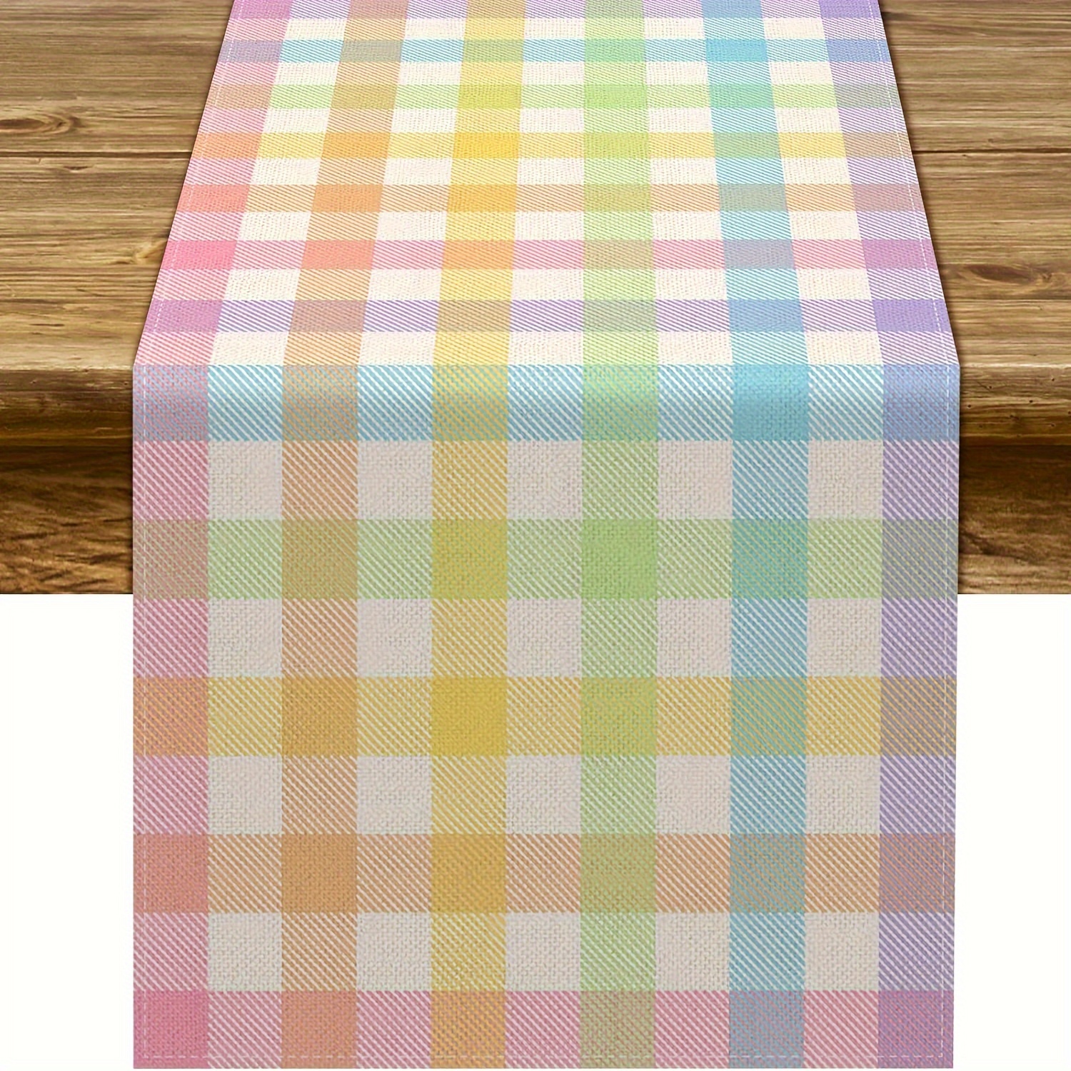 1pc Vibrant Buffalo Plaid Tabl - Christmas Throw Blanket reseña y precio