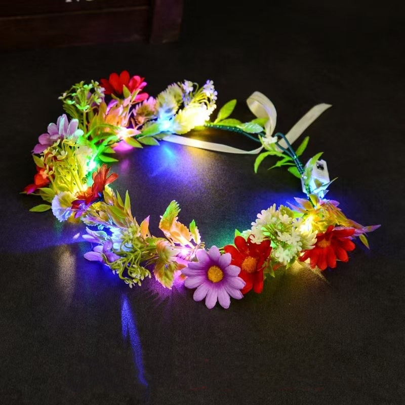Luminous Floral Wreath LED Flo - Led Fairy String Lights reseña y precio