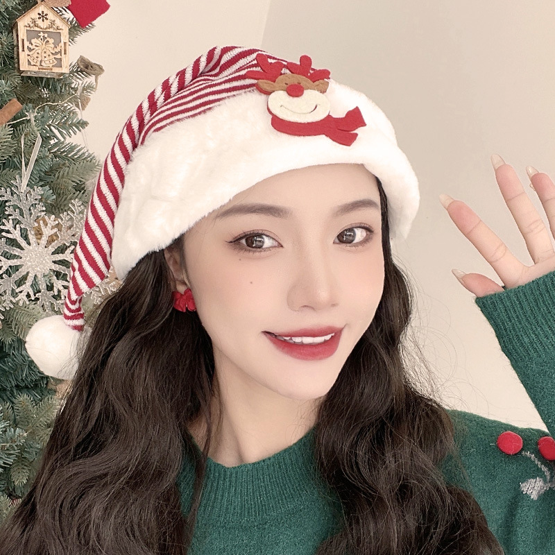 2025 Cute Christmas Hat Childr - Santa Hat Plush reseña y precio