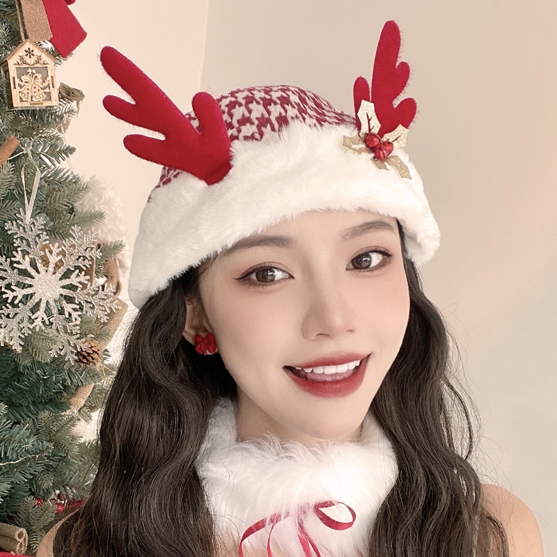 2025 Cute Christmas Hat Childr - Santa Hat Plush reseña y precio