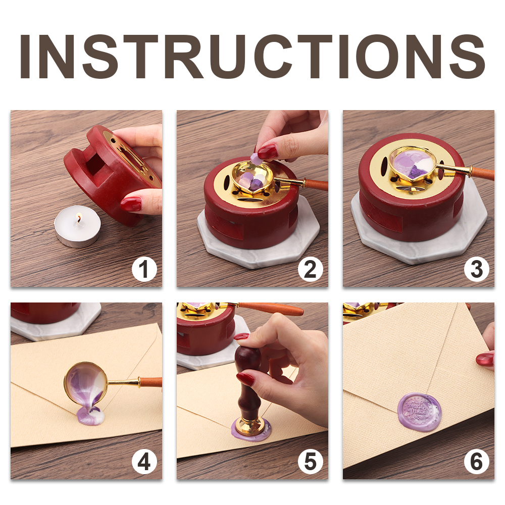 Vintage Wax Sealing Box Set Be - Gift Box Wrap Set reseña y precio