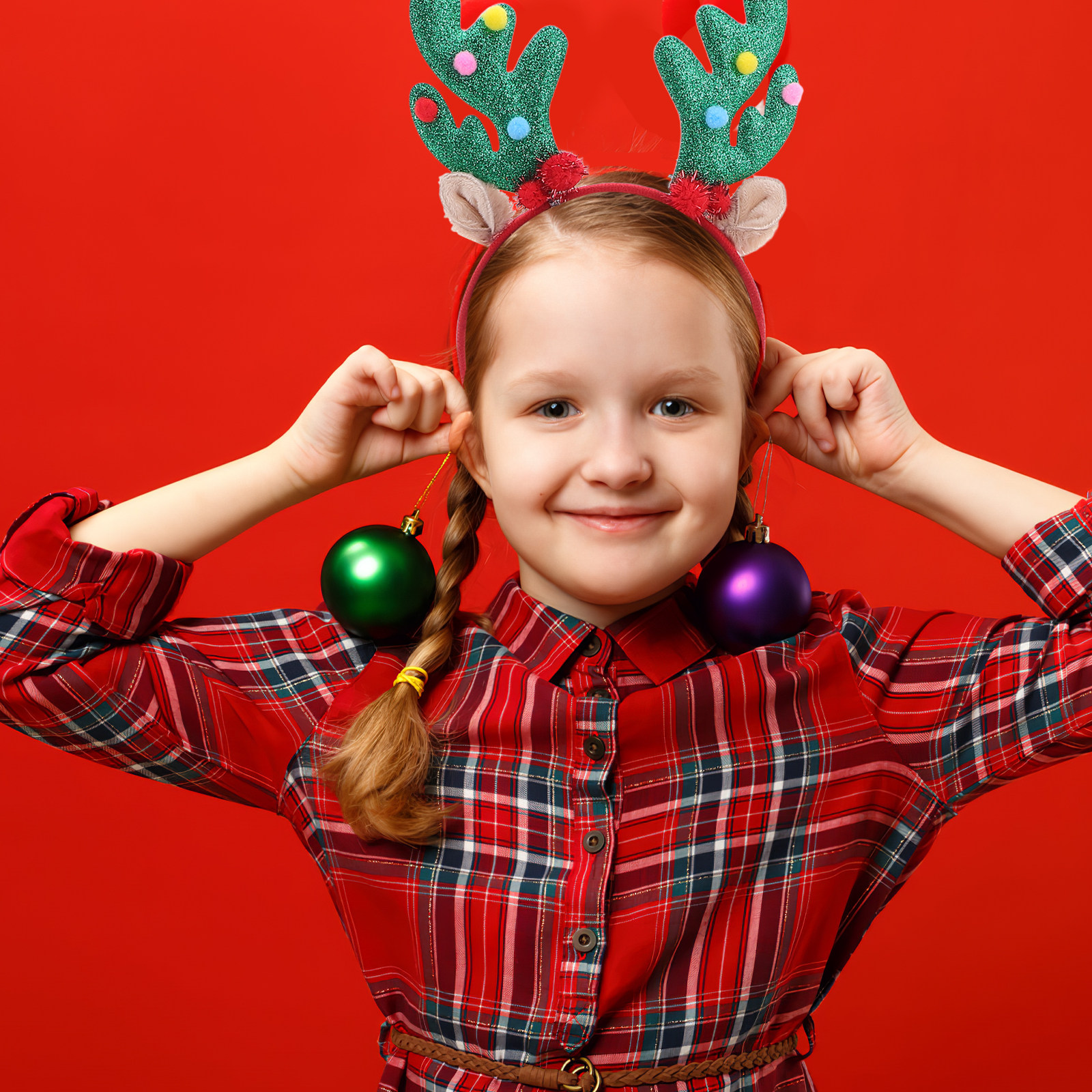 2Pcs Christmas Headband Reinde - Reindeer Antlers Headband reseña y precio