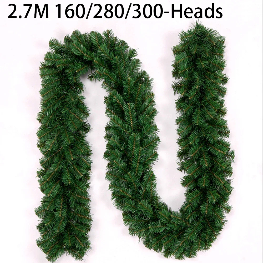 2.7M Artificial Green Christma - Christmas Wreath Fake reseña y precio
