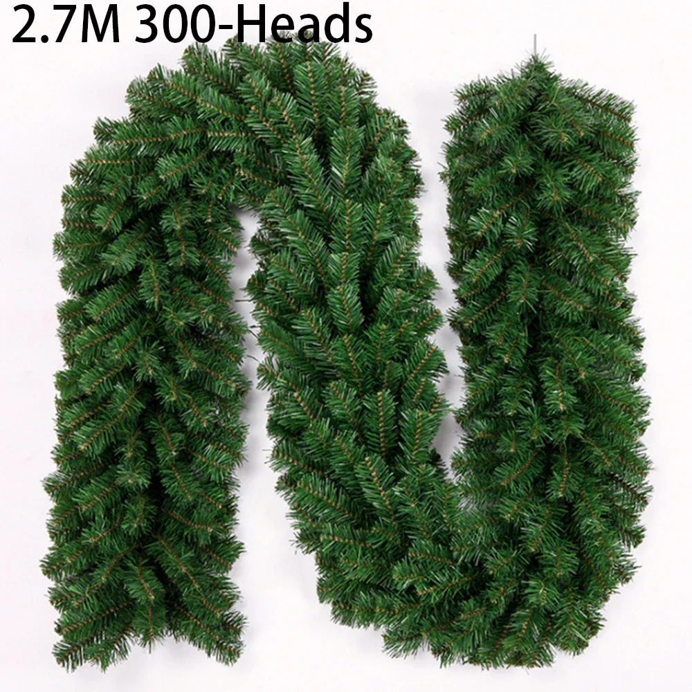 2.7M Artificial Green Christma - Christmas Wreath Fake reseña y precio