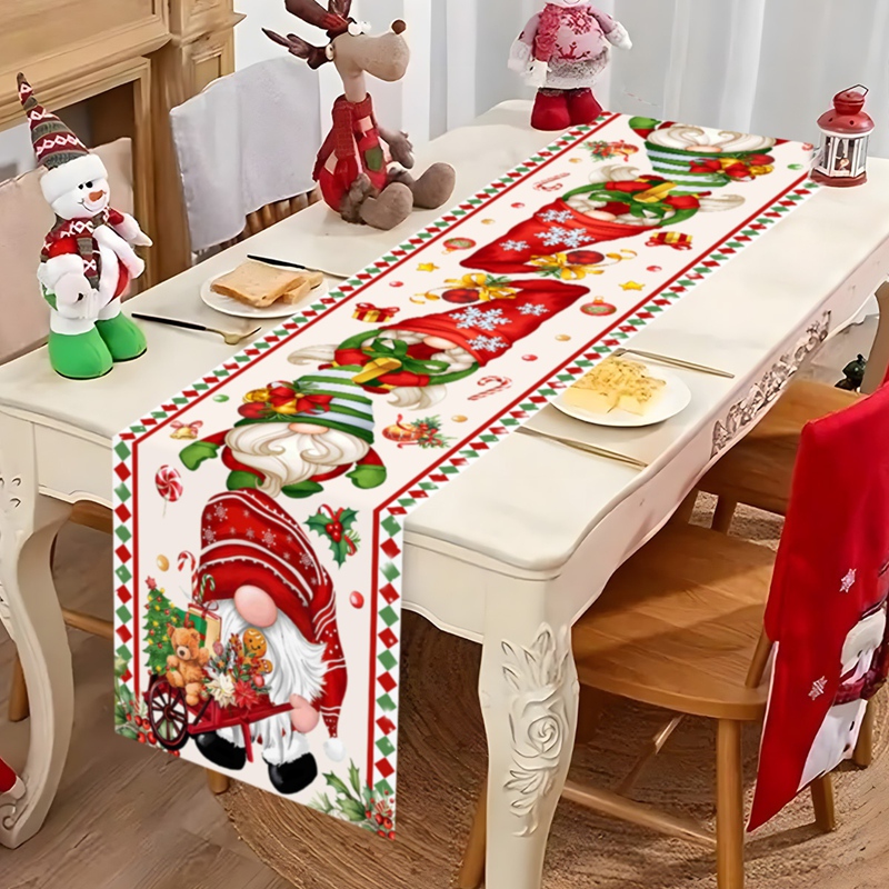 Christmas Table Runner Faceles - Christmas Table Runner reseña y precio