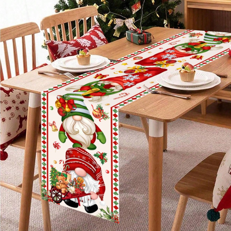 Christmas Table Runner Faceles - Christmas Table Runner reseña y precio