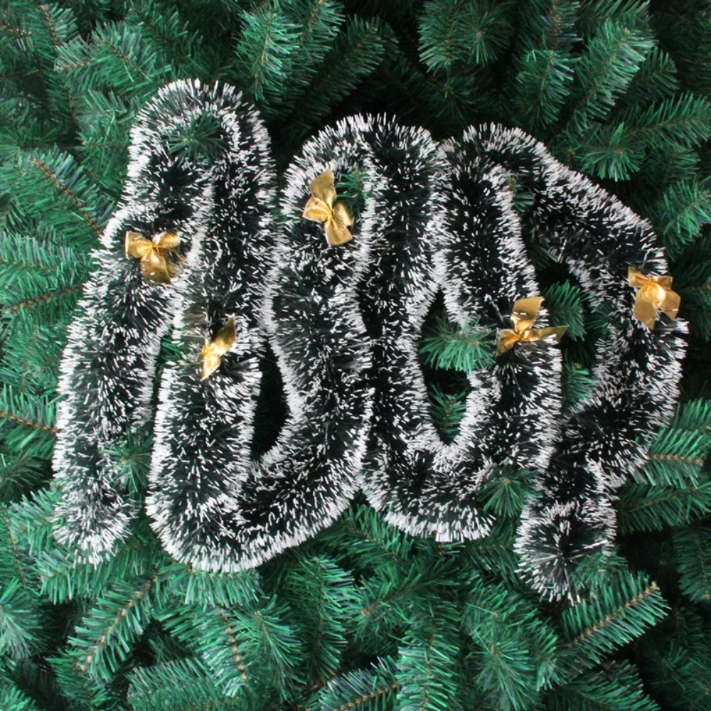 Christmas Tinsel Garland Artif - Tinsel Garland Decoration reseña y precio