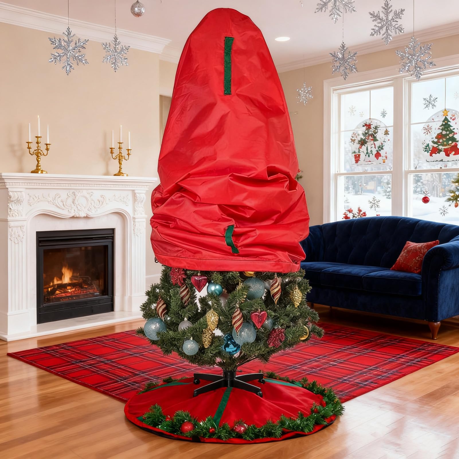 Upright Christmas Tree Storage - Christmas Tree Artificial reseña y precio