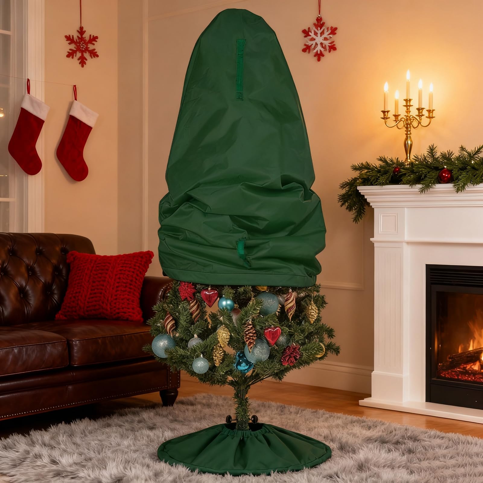 Upright Christmas Tree Storage - Christmas Tree Artificial reseña y precio