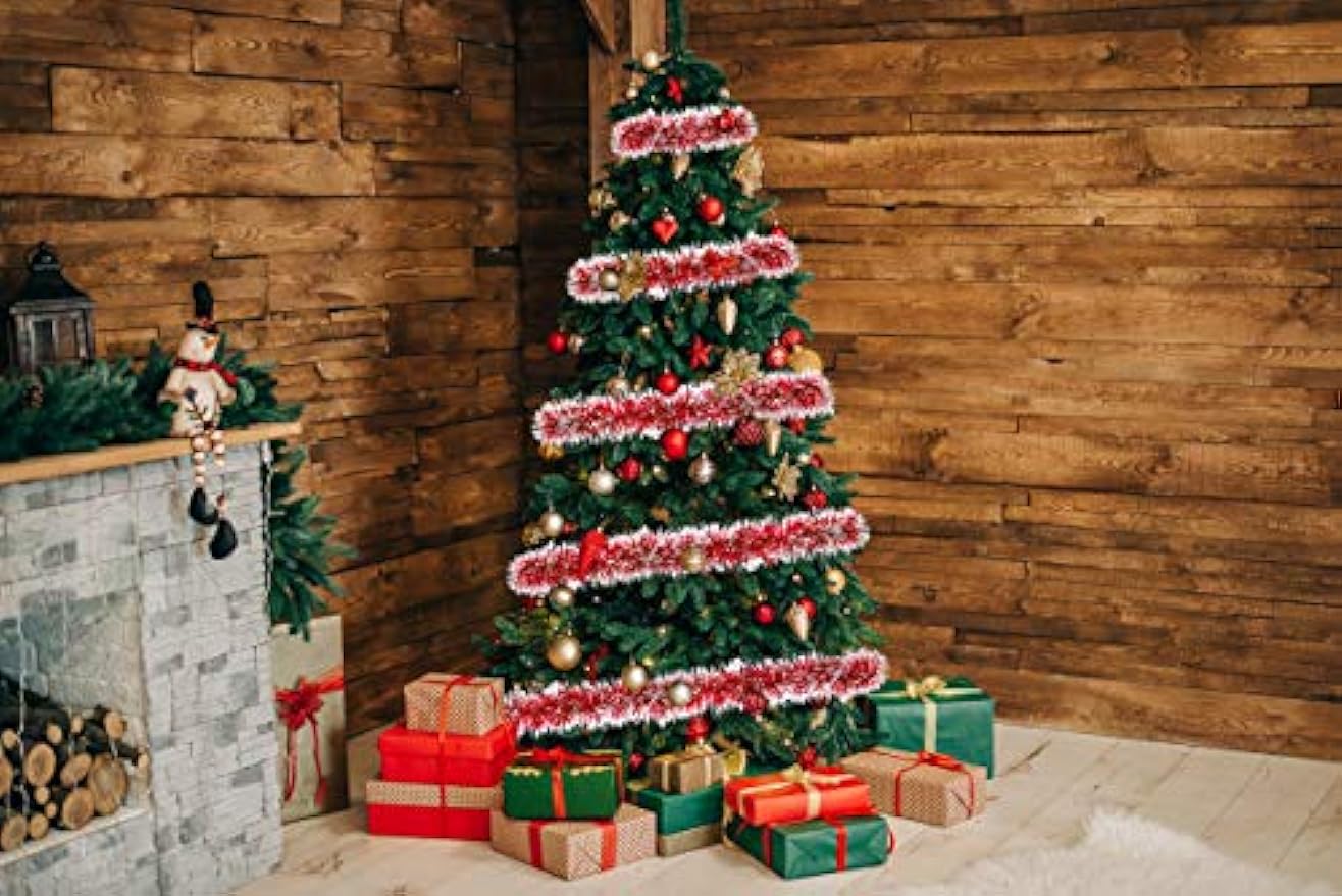 2M Christmas Metallic Streamer - Tinsel Garland Decoration reseña y precio