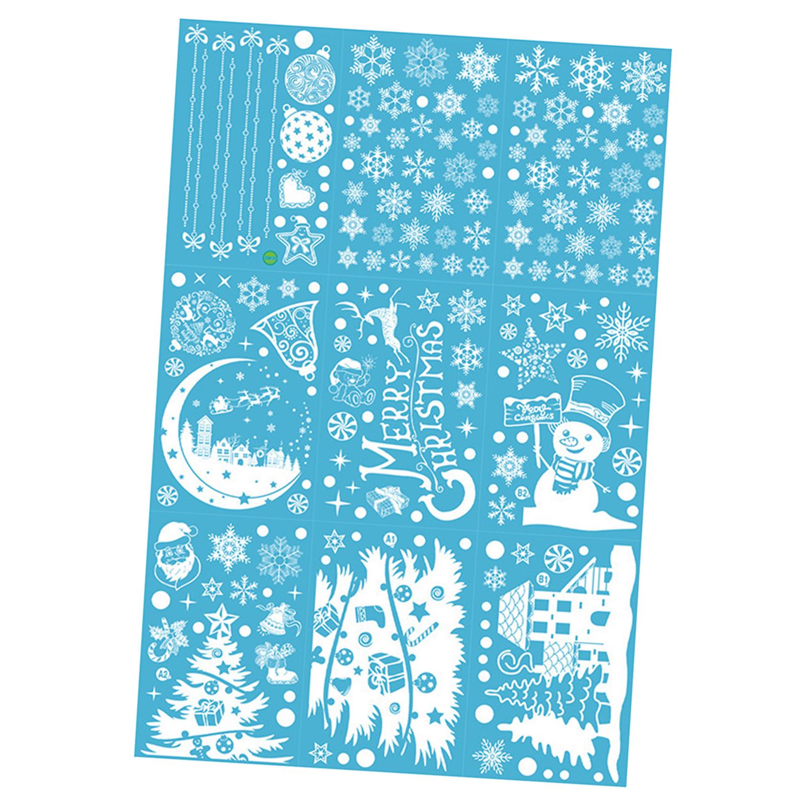 Christmas Decoration Window St - Snowflake Window Decal reseña y precio
