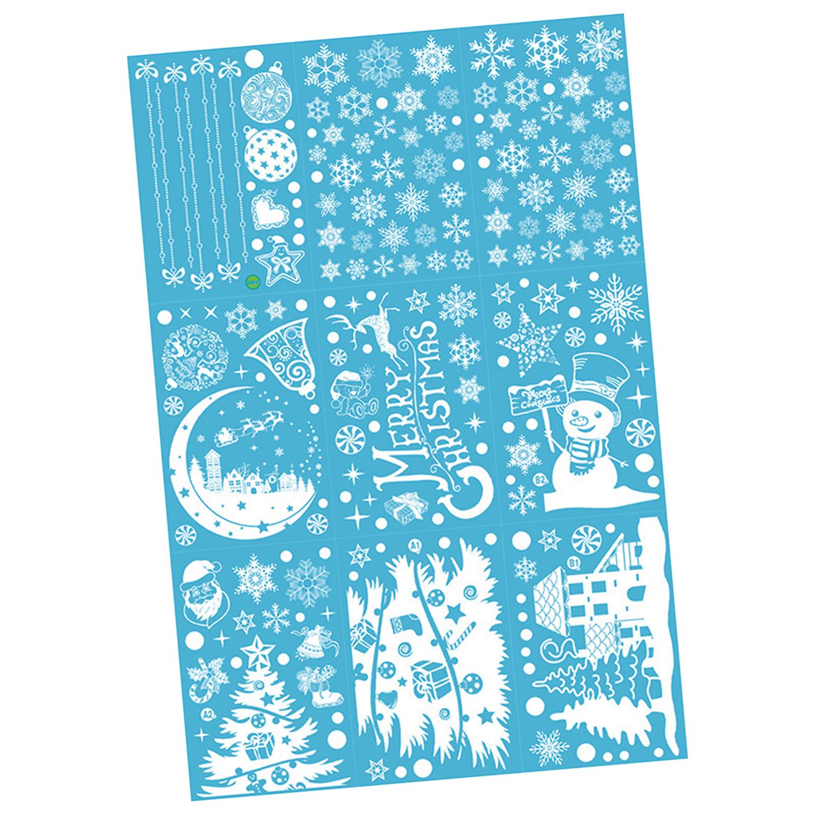 Christmas Decoration Window St - Snowflake Window Decal reseña y precio