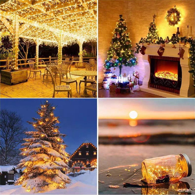ONCE Solar Powered Lights 200  - Led Fairy String Lights reseña y precio