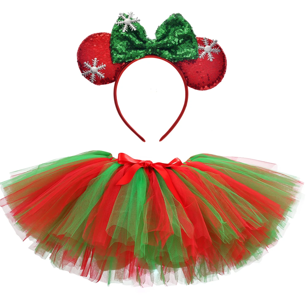 Girls Christmas Elf Tutu Skirt - Elf Costume Christmas reseña y precio