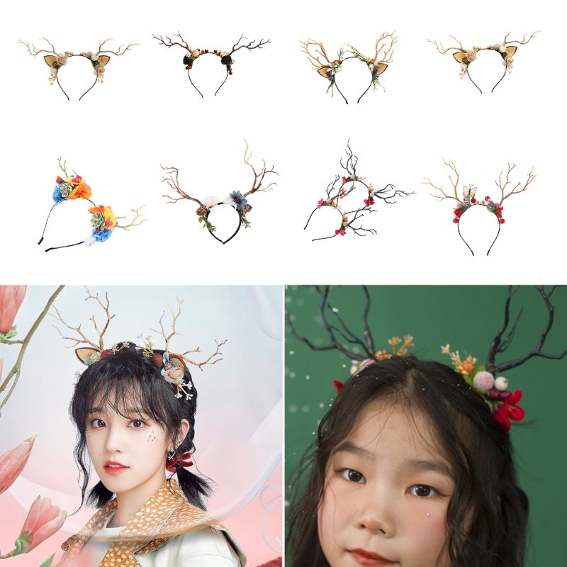 Branch Reindeer Antler Hair Ho - Reindeer Antlers Headband reseña y precio