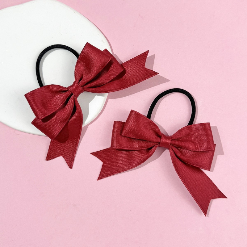 2 Pieces of Bow Hair Ties, Swe - Ribbon Bow Gift reseña y precio