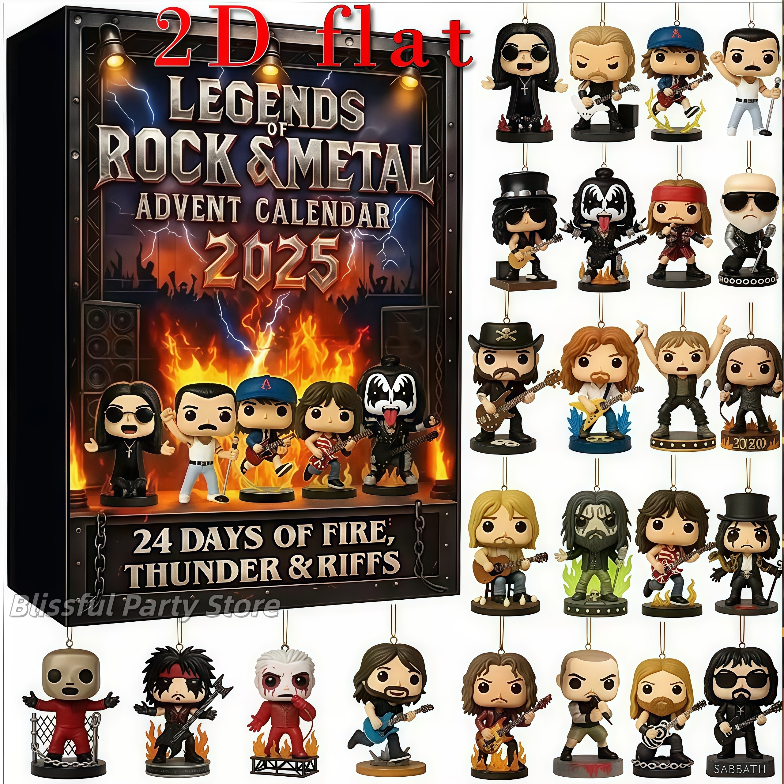 Rock and Metal Advent Calendar - Advent Calendar Gift reseña y precio