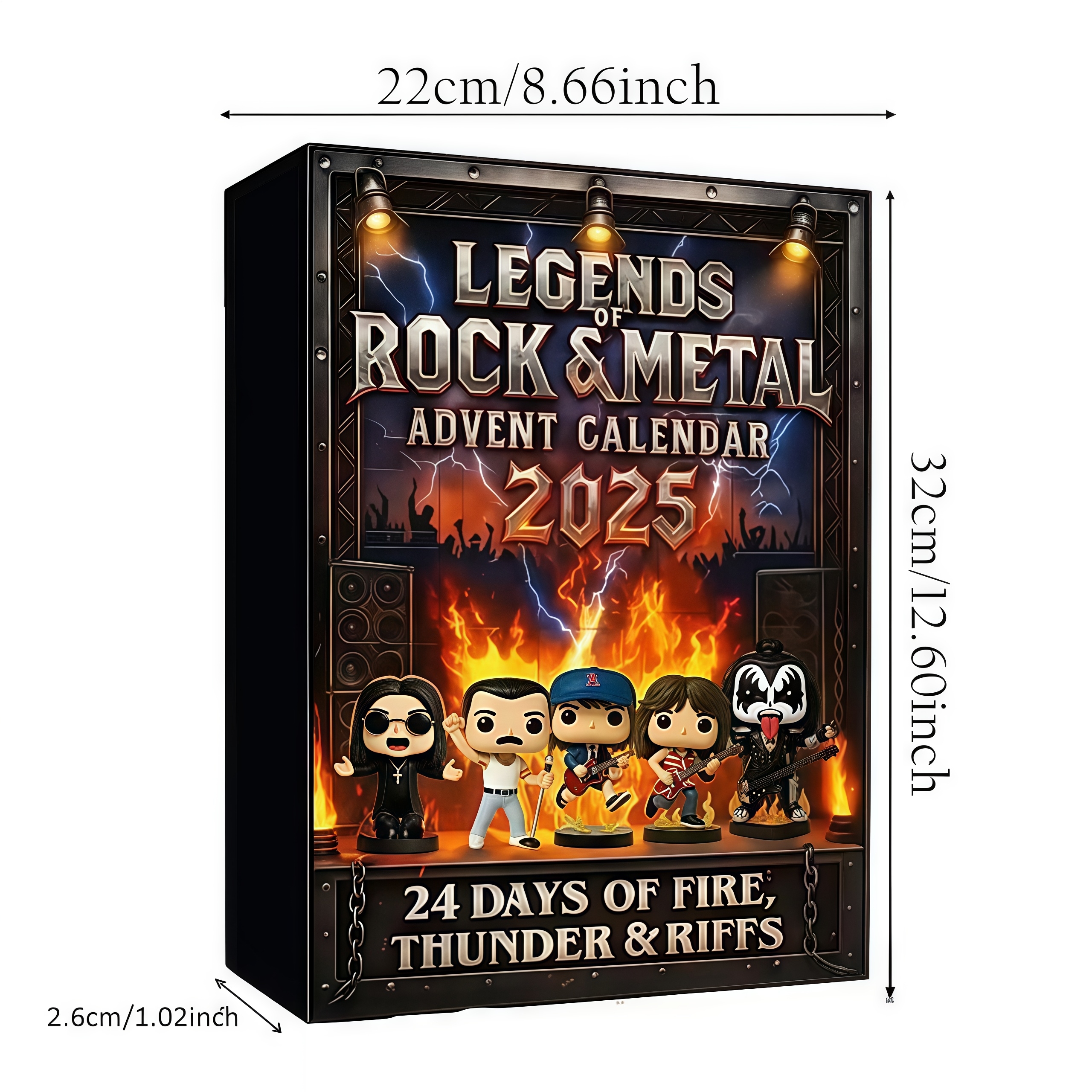 Rock and Metal Advent Calendar - Advent Calendar Gift reseña y precio