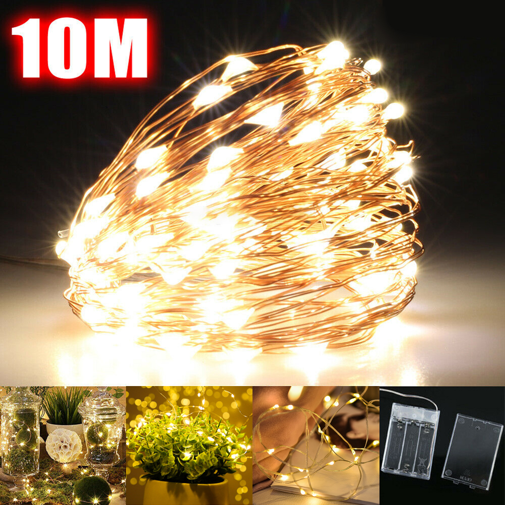 Copper Wire Lamp 10M LED Fairy - Led Fairy String Lights reseña y precio