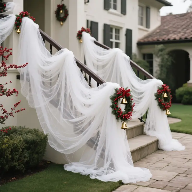 DIY Decoration Tulle Arch Drap - Christmas Table Runner reseña y precio