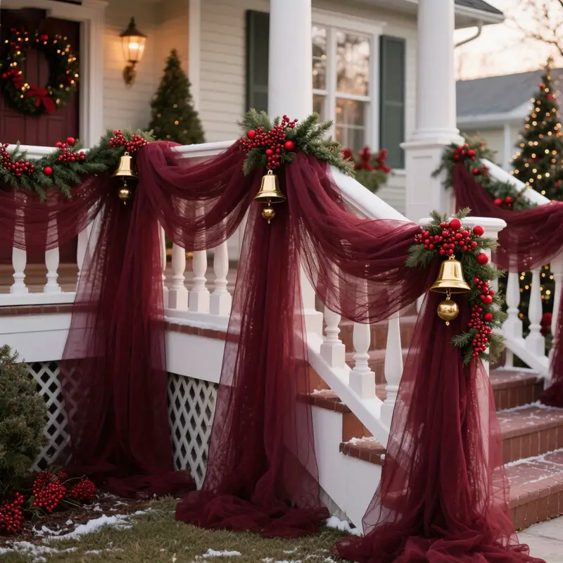 DIY Decoration Tulle Arch Drap - Christmas Table Runner reseña y precio