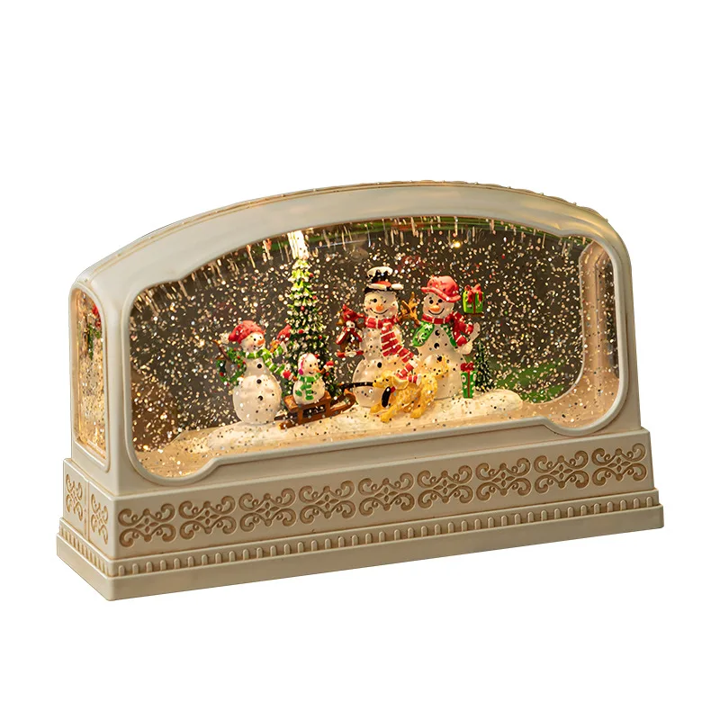 Rectangular Resin Snow Globe M - Snow Globe Musical reseña y precio