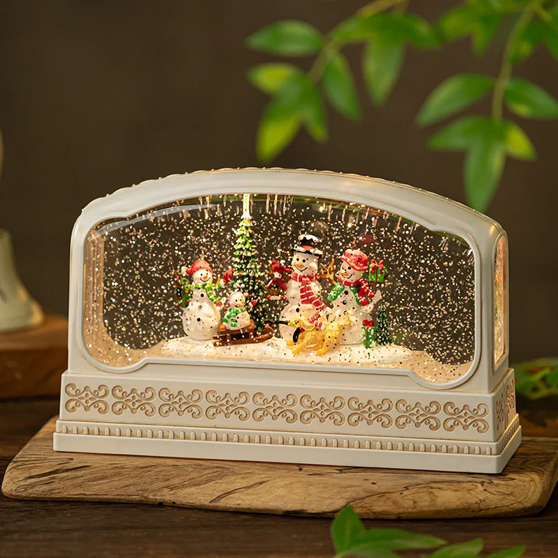 Rectangular Resin Snow Globe M - Snow Globe Musical reseña y precio