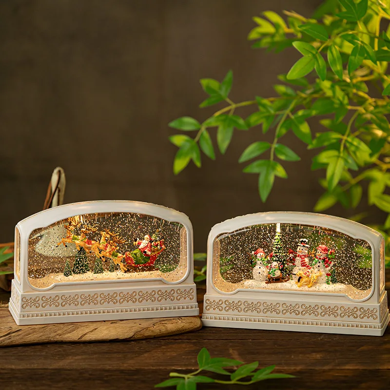 Rectangular Resin Snow Globe M - Snow Globe Musical reseña y precio
