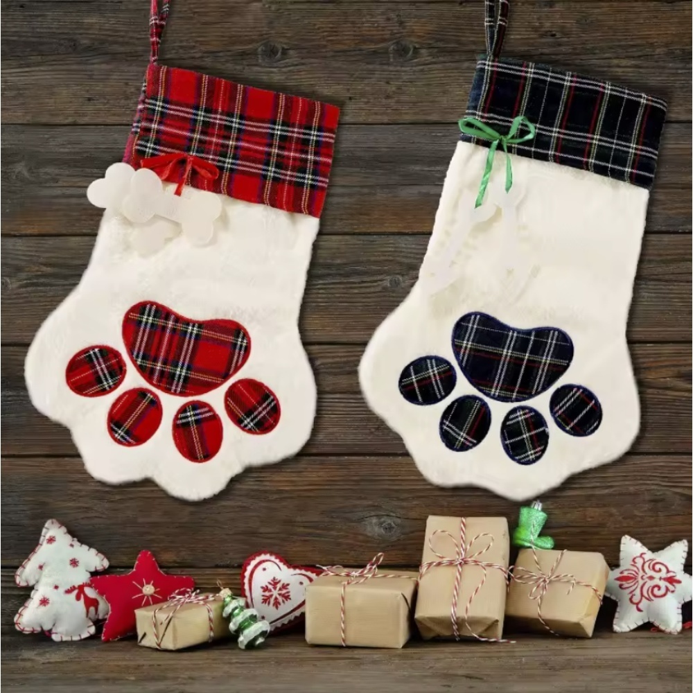 Christmas Socks New Year Decor - Christmas Stocking Hanging reseña y precio