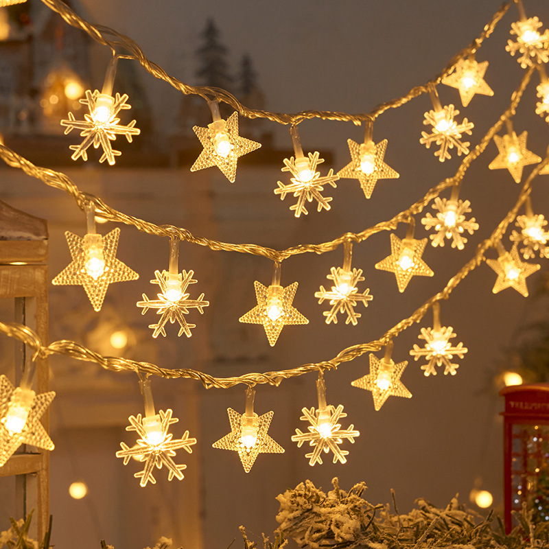 1.5M/3M Snowflake star LED Str - Led Fairy String Lights reseña y precio