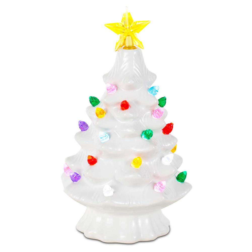 7 Inch Ceramic Christmas Villa - Star Tree Topper reseña y precio