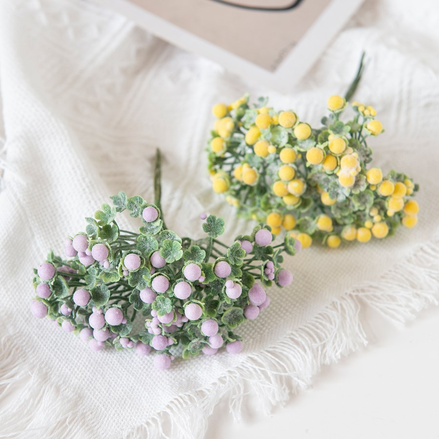 Artificial Plum Flowers Baby's - Christmas Wreath Fake reseña y precio