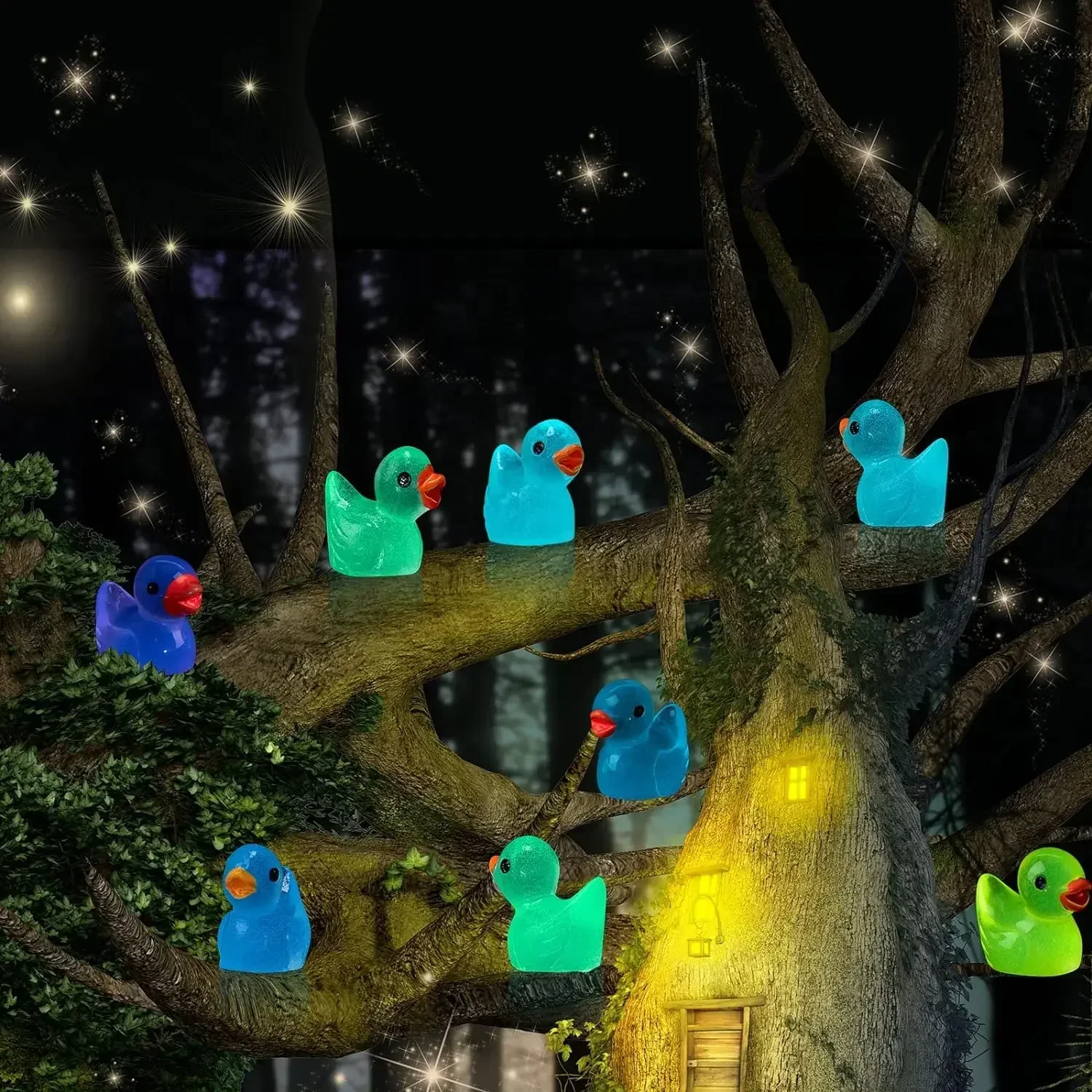 500-50pcs Luminous Mini Ducks  - Nutcracker Figurine reseña y precio