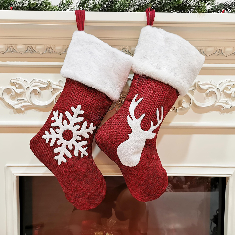 46Cm Plush Big Christmas Socks - Christmas Stocking Hanging reseña y precio