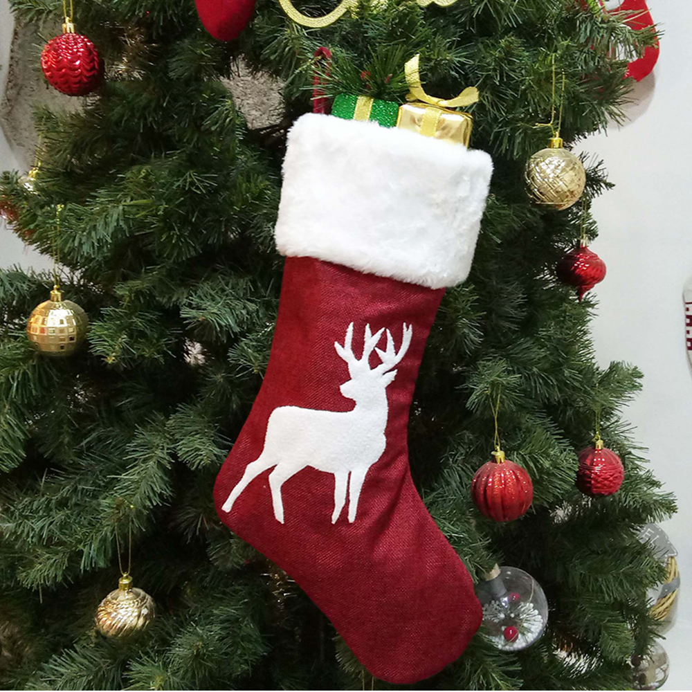 46Cm Plush Big Christmas Socks - Christmas Stocking Hanging reseña y precio