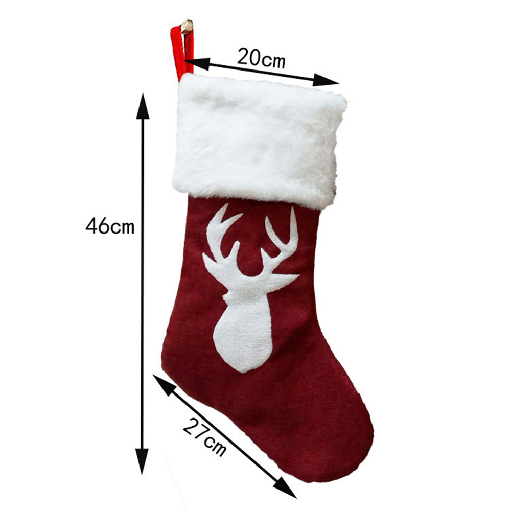 46Cm Plush Big Christmas Socks - Christmas Stocking Hanging reseña y precio
