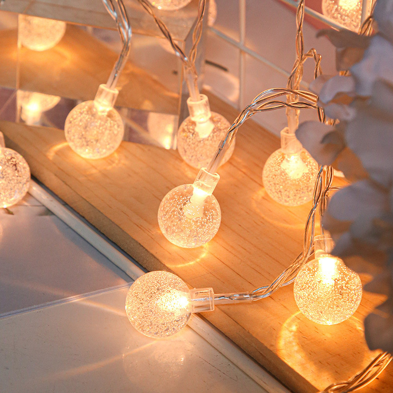 Battery-Powered Bubble Ball LE - Led Fairy String Lights reseña y precio
